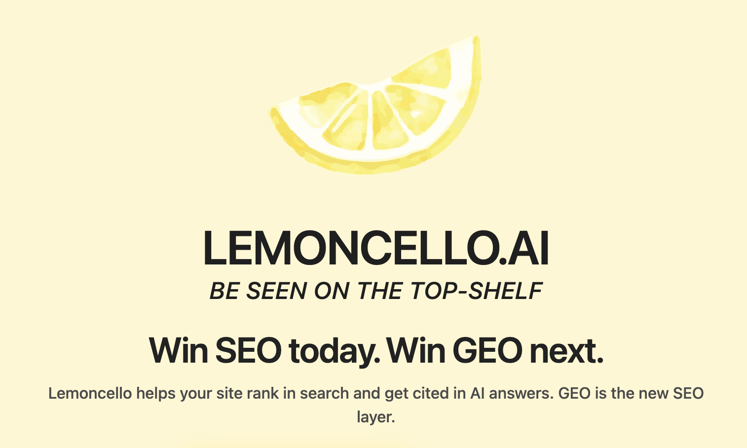 Lemoncello.ai